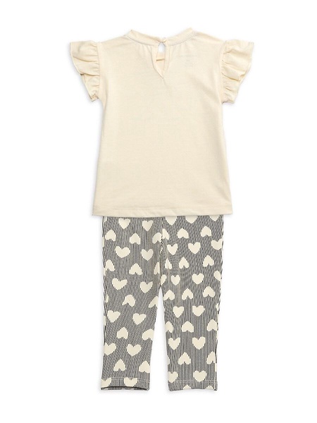 Baby Girl's 2-Piece Logo Tunic Top & Graphic Pants