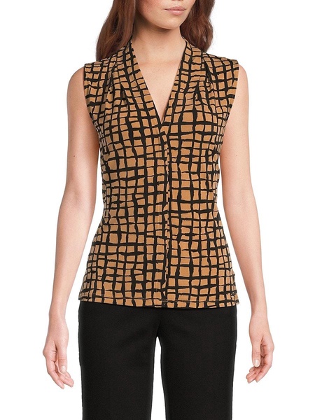 Print Sleeveless Top