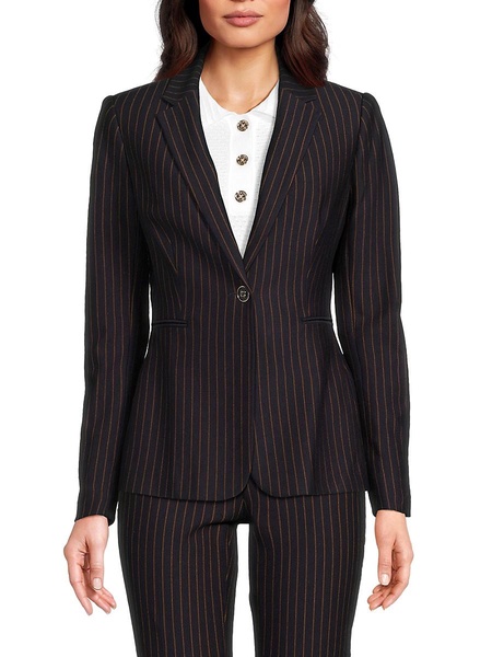 Slim Fit Pinstripe Blazer