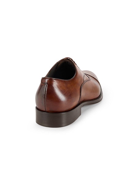 Cap Toe Leather Oxford Shoes