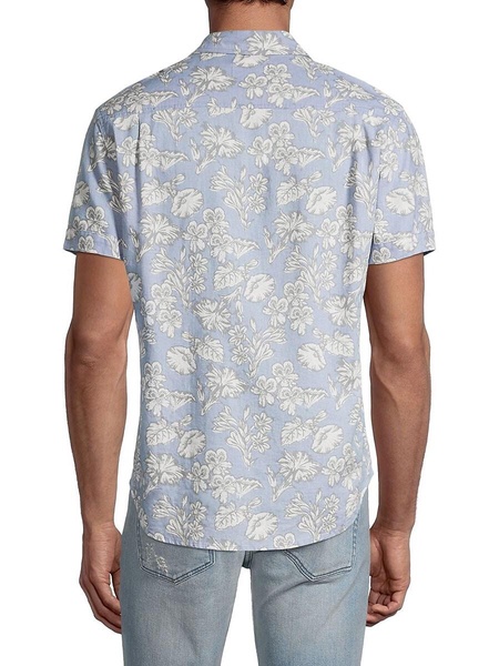 Carson Relaxed Fit Floral Linen Blend Shirt