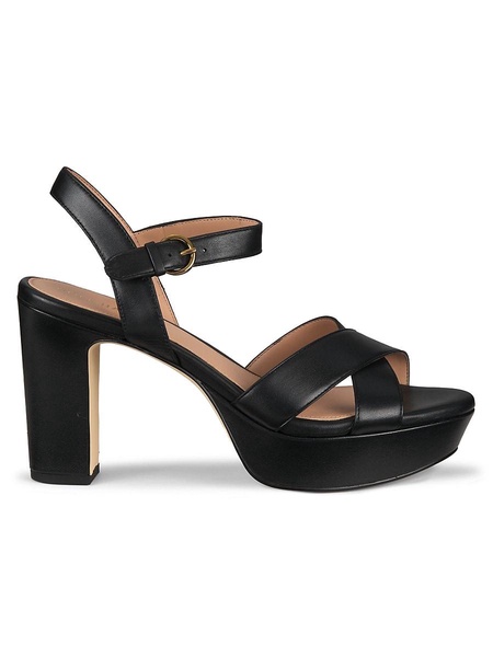 Riannon Leather Platform Sandals