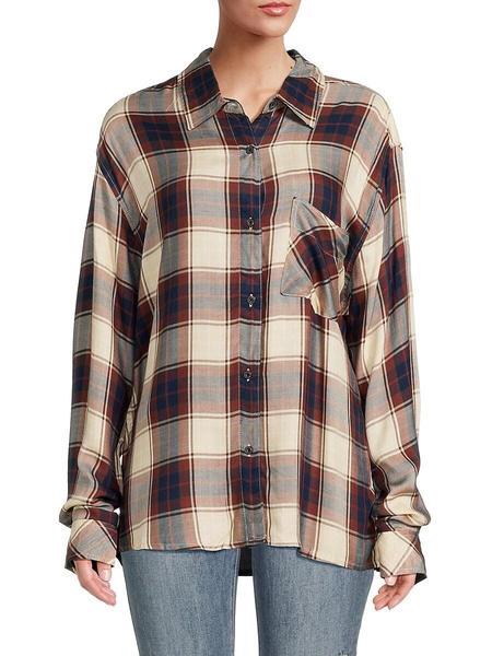 Plaid Boyfriend Shirt