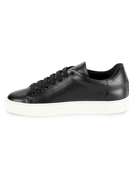 Low Top Leather Platform Sneakers