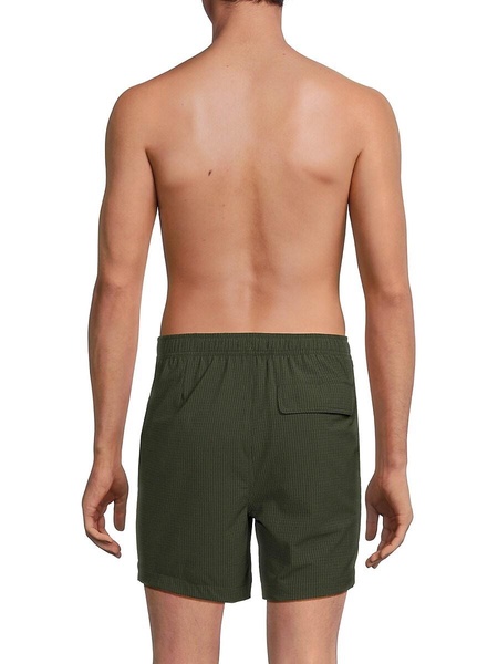 Calder Flat Front Textured Shorts