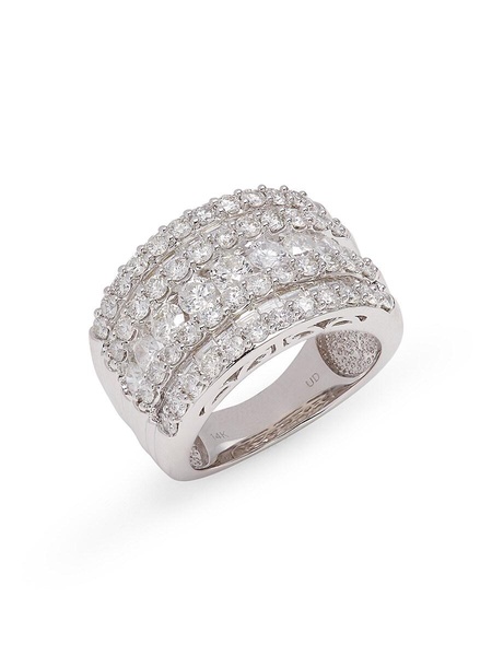 14K White Gold & 3.00 TCW Diamond Ring