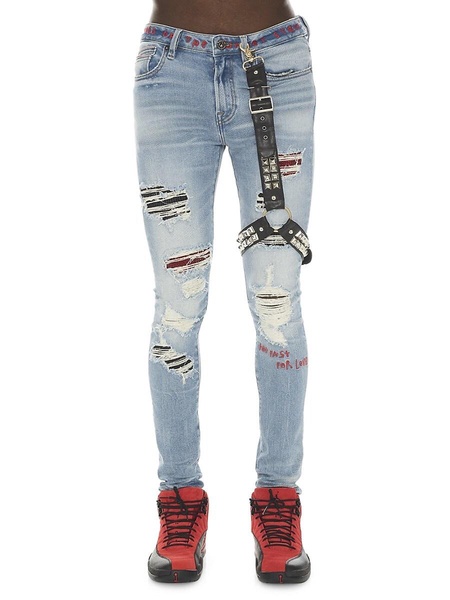 Distressed Super Skinny Jeans