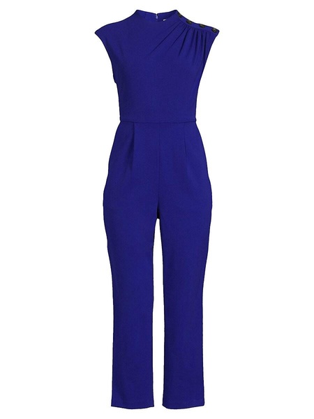 Pleated Cropped Jumpsuit