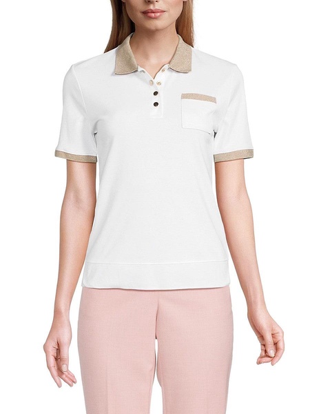 Glitter Trim Polo