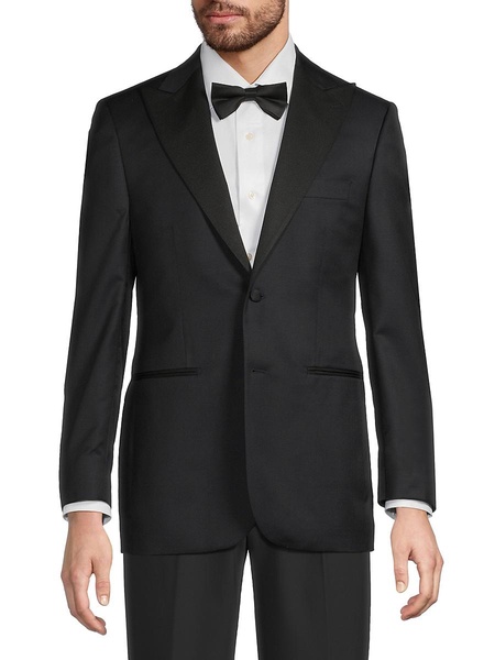 Modern Tuxedo Wool Blazer