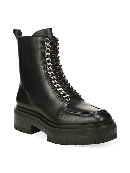 Lovrin Leather Comabt Boots