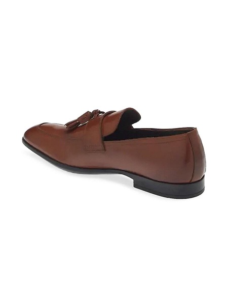 Glen Leather Tassel Loafers