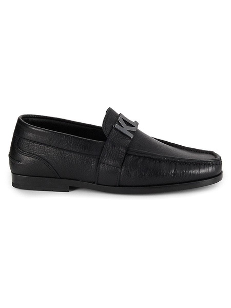 Logo Leather Loafers