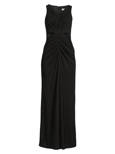 Ruched Cutout Maxi Dress