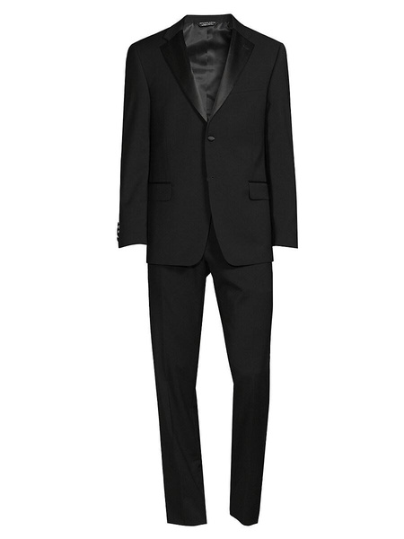 Modern Fit Notch Lapel Wool Blend Tuxedo