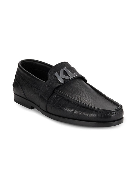 Logo Leather Loafers