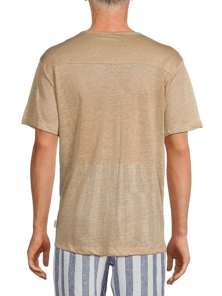 Short Sleeve Linen Tee