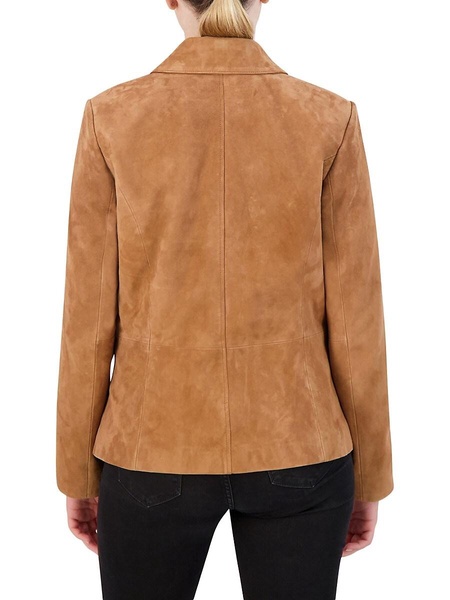 Solid Suede Blazer