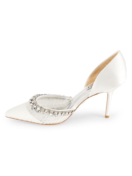 Everley 89MM Embellished D'Orsay Pumps