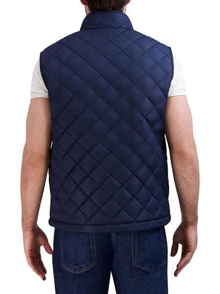 Mockneck Quilted Vest