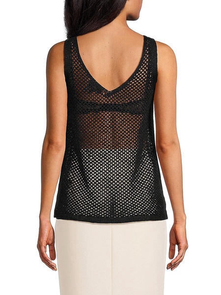 Sequin Mesh Tank Top