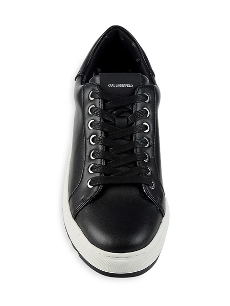 Sawtooth Leather Sneakers