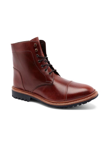 Ranveer Leather Combat Boots