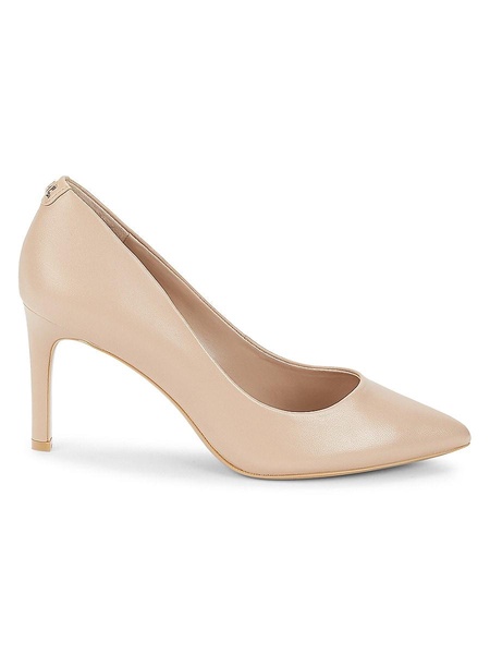 Glora Point Toe Leather Pumps