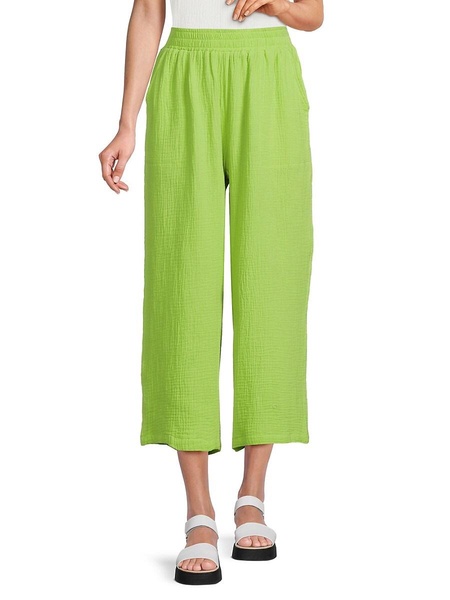 Cropped Wide Leg Pants