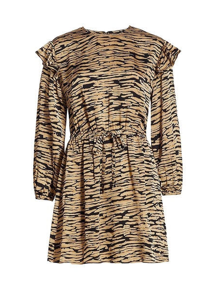 Ora Abstract Print Mini Dress