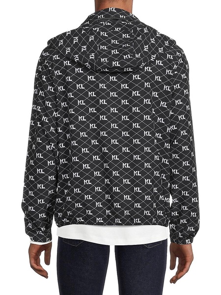 Monogram Packable Hooded Jacket