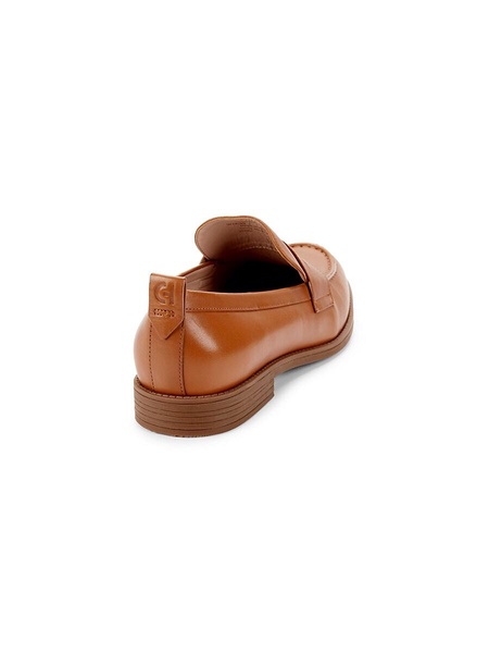 Stassi Leather Penny Loafers