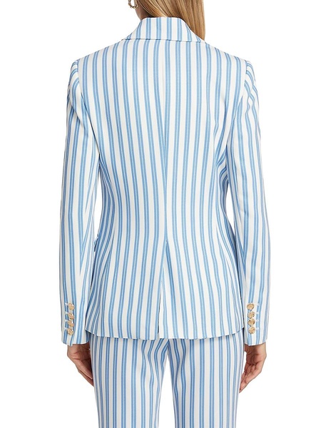 Kylie Striped Double Breasted Blazer