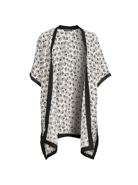 Graphic Coverup Kimono