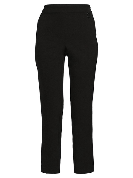 Solid Slim Fit Pants