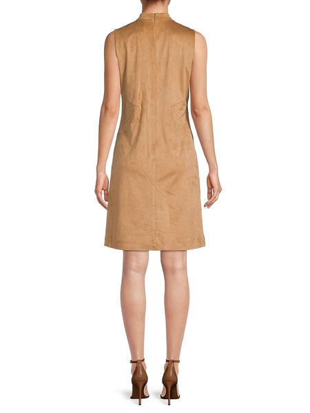 Mockneck Shift Dress