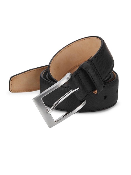 Saffiano Leather Belt