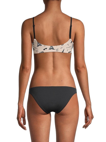 Bow French Logo Bikini Top