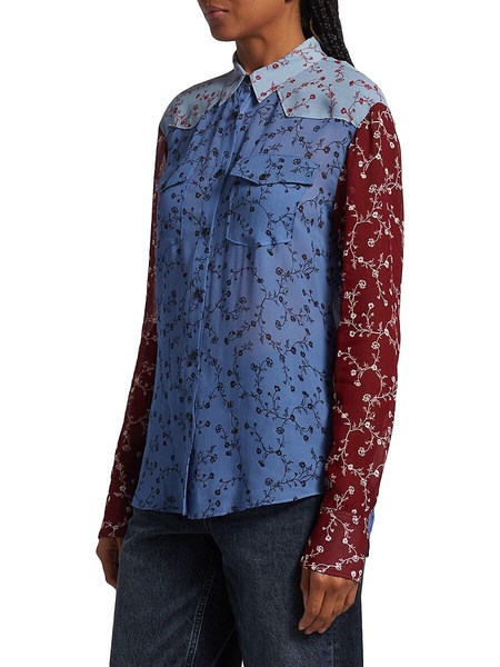 Wyatt Patchwork Floral Shirt