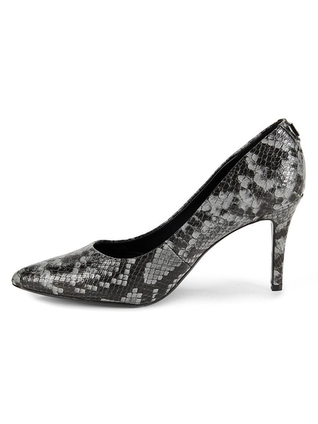 Royale Python Embossed Pumps