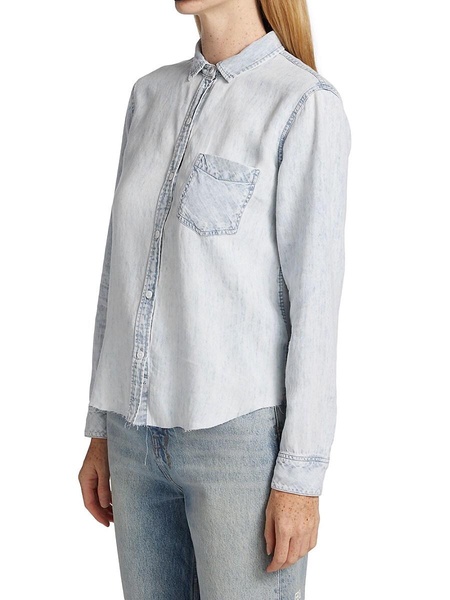 Ingrid Denim Button-Up Shirt