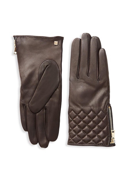 Quilted Leather Gloves