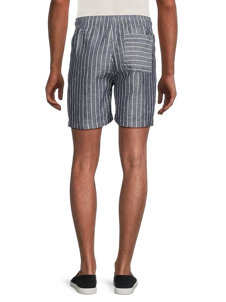 Air Striped Linen Blend Shorts