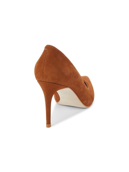 Point Toe Suede Pumps