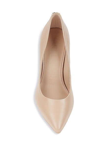 Glora Point Toe Leather Pumps