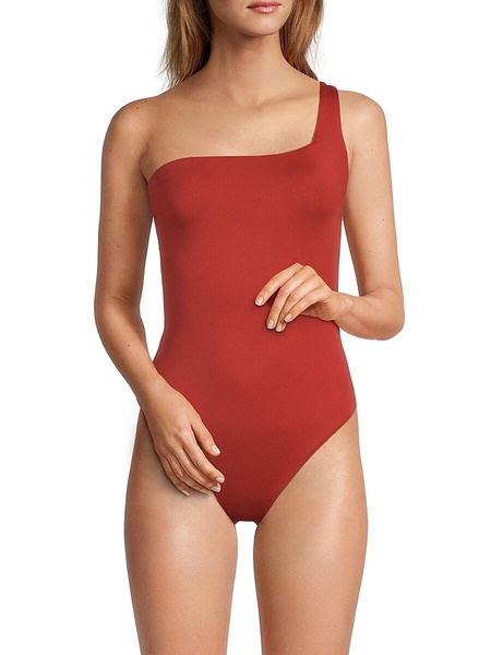 One Shoulder One Piece Swimsuit