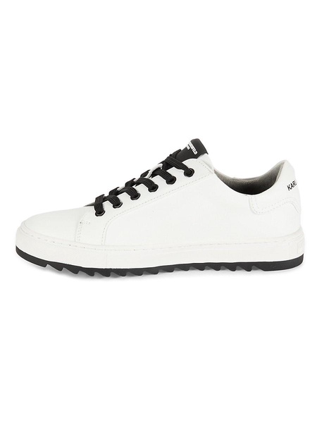 Logo Leather Low Top Sneakers