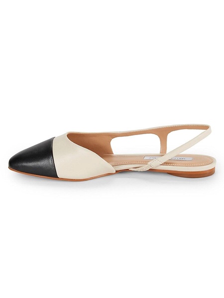 Slingback Leather Flats