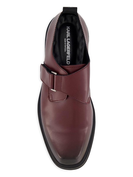 Leather Monk Strap Shoes