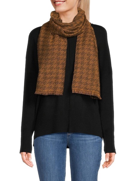 Houndstooth Wrap Around Scarf